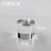 Suporte de Exibição Transparente de Acrílico Base Redonda para Joias Bola de Cristal Artificial Base de Armazenamento de Bola de Pérola