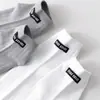 Meias de Meia-Perna para Mulheres, Meias Largas Estilo Miu, Meias Finas com Listras Verticais Estilo Ballet com Pé e Letras, Meias de Cano Médio