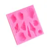 Molde de Silicona de Caracola Molde para Decoración de Pasteles de Fondant y Chocolate Molde para Hornear DIY