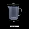 Taza medidora de plástico de grado alimenticio Suministros para tienda de té con leche de cocina Taza graduada de doble cara Gran capacidad Juego de herramientas de horneado engrosadas