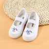 Zapatos de Lona para Niños Zapatos Blancos de Jardín de Niños Zapatos de Interior Zapatos de Baile para Niños y Niñas Zapatos de Gimnasia para Bebés Tenis de Estudiante