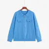 Suéter de Punto con Cuello Polo Talla Grande Estilo Old Money 2026 Invierno Gordito MM Minimalista Temperamento Chaqueta Casual Top para Mujer 25322