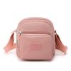 Pano de nylon Celular Bolsa Feminina Crossbody Andando Pequena Bolsa Moda Vertical Portátil Mini Ombro Único Crossbody Chave Bolsa de Moedas para Mulheres