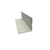 Perfil de Aluminio Accesorios para Taller de 90 Grados Tira de Borde para Tablero de Lana de Roca Aleación de Aluminio Color Natural 6063 Esquina de Aluminio en L Soporte de Esquina Totalmente de Aluminio