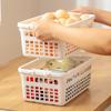 Caja de almacenamiento de artículos diversos, cesta de plástico para armarios del hogar, cesta de almacenamiento para refrigerios y juguetes, caja de almacenamiento grande, cesta de almacenamiento