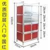 Liga de Alumínio Montagem Simples Aparador Armário Gabinete para Fogão de Cozinha Armário de Armazenamento para Sala de Estar Armário de Armazenamento para Varanda Armazenamento de Velas