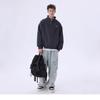 Sudadera sencilla de color sólido con cuello de media cremallera para hombre, otoño e invierno, americana holgada casual, combinable con todo, top deportivo, chaqueta para pareja