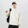 Roupas Masculinas Fengshe / Moletom com Capuz Versátil e Solto de Peso Pesado 320G para Homens Lançamento Outono/Inverno 2026 Novo Top Solto para Homens