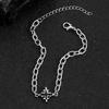 Pulsera Cruz Oscura Disuelta Hip-hop para Hombre Todo Fósforo Diseño de Nicho Aleación Americana de Alta Gama Pulsera para Niños