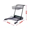 Carrito Recogedor de Pelotas de Tenis Carrito Recogedor de Pelotas de Tenis Marco Carrito Cesta Recogedora de Pelotas Carrito Entrenador Cesta de Almacenamiento