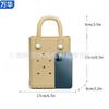 Modelo de descubrimiento por lotes en stock eva Tamaño Pequeño Mini Viaje bolsa de playa chica de moda linda bolsa de agujeros pequeños