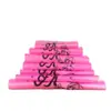 ¡Guau, Bolso de Plástico Rosa con Texto Negro 'Gracias Ok' Impreso Personalizado 26*38cm