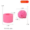 Molde de Silicona de Bola de Flor de Rosa en Varios Tamaños, Molde de Silicona para Vela de Flor de Rosa, Pastel de Fondant, Jabón Hecho a Mano