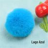 Fabricantes fornecem anti-bola de pêlo imitação Rex coelho bola de pele chaveiro pingente imitação de bola de pele de coelho pingente chaveiro pingente