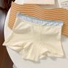 Leggings Antiexposición Dos en Uno 10A Algodón Antibacteriano Entrepierna Extendida Ropa Interior tipo Boxer de Algodón Puro para Mujer Pantalones de Seguridad para Mujer
