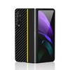 Funda protectora ultrafina con patrón de fibra de carbono y kevlar para Samsung Fold4, resistente a caídas, ZFold4 W2