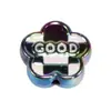 Cuentas de Oso Acrílicas de Colores con Goteo de Aceite Doble Cara Cuentas de Corazón Cadena para Teléfono Móvil con Cuentas Accesorios DIY para Tocados