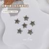 Accesorios de Uñas de Moda Estilo Japonés Diamantes Coloridos Perlas Forma de Estrella Pedrería Estrella de Sailor Moon Venta al por Mayor
