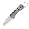 Mini Cuchillo de Aleación de Titanio para Uso en Exteriores, Cuchillo de Fruta Portátil para Abrir Paquetes, Plegable, Afilado, Alta Dureza, Portátil