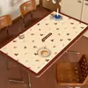 2026 Nuevo Modelo Aislante Térmico Anti quemaduras Resistente a Altas Temperaturas Protector de Escritorio Dibujos Animados Mesa de Comedor A Prueba de Aceite Impermeable Lavable Mesa de Café Mantel