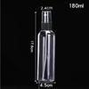 Regadera botella de plástico pet sub-botella perfume botella vacía niebla fina pulverización lateral botella de muestra transparente botella pulverizadora