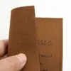 Etiquetas de Cuero con Letras Hechas a Medida de Fábrica, Etiquetas de Velcro Compuesto de Cuero Cosidas, Etiquetas Personalizadas para Ropa y Equipaje