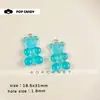 Accesorios para joyería DIY lindos abalorios de oso de gelatina aretes de corazón cadena para teléfono colgante de bolso accesorios de abalorios sueltos