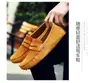 Zapatos de hombre entrega única clásico de moda británica casual mocasines slip-on zapatos de talla grande transfronterizos mocasines de cuero genuino