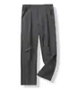 Pantalones de Asalto de Pierna Ancha Rectos Sueltos de Cáscara Blanda de Secado Rápido con Empalme Mult Pieza para Hombre de Primavera y Verano 8516