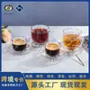 Copo de Vidro Transparente Resistente ao Calor com Alça para Café, Mocha Gelado, Latte Caramelo, Xícara para Chá de Café
