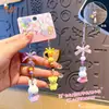 Chaveiro Autêntico Miffy Fofo para Animal de Estimação Pingente de Coelho Fofo para Mochila Pingente de Presente para Casal Melhor Amigo