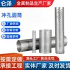 Tubo de Malha Perfurada Atacado Fabricante Tubo de Tubo de Aço Inoxidável Malha de Filtro Tubo de Malha de Filtro Perfurada Industrial Tambor de Filtro Cilíndrico