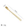 Cuchara Larga de Acero Inoxidable para Hielo Transfronteriza, Cuchara para Remover Café, Cuchara de Postre y Miel de Aspecto Elegante, Cuchara para Condimentos de Barman, Cuchara de Regalo