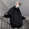 Sudadera pesada gris con botones y cuello alto para hombre, chaqueta con capucha para primavera y otoño, nuevo modelo 2006, camiseta básica de marca juvenil moderna