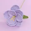 Floricultura Produto Novo Acabado Flor Desabrochando Feito à Mão Lã Tricotada Galho de Flor Platycodon Buquê Acessórios Decorativos Atacado para Namorada