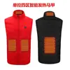 Chaleco Térmico Caliente de Venta Cruzada en Stock con Cuello Alto, Chaleco de Calefacción Eléctrica, Carga USB, Temperatura Constante Inteligente, Ropa Térmica Calefactora