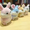 Chaveiro Pingente de Hamster Coelho Fofo Boneca Pingente de Mochila Brinquedo de Pelúcia Atacado Mini Boneca Recheada Pequena Figura