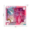 Casa de juegos infantil transfronteriza, juego de té de la tarde, set de juguetes, pastel de fiesta transparente, postre, tetera, taza de café, regalo
