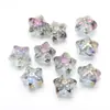 Colgante de cristal de vidrio brillante de colores con forma de estrella de mar de cinco puntas de 18 mm, accesorios para joyería DIY, accesorios para pendientes y collares