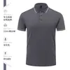 Macacão polo com lapela, logo estampado personalizado, roupa de trabalho masculina, camisa publicitária cultural de manga curta, camiseta de turma