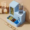 [Selección Premium] Comedero para Hámster con Compartimento Integrado para Comida Seca y Húmeda, Disponible en Múltiples Colores, Suministros para Mascotas Directamente de la Fábrica Fuente