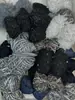 Paquete de Prueba Aleatorio de Hilo Mezclado a Mano "Hilo de Bola Pequeña de un Solo Hilo" 1Luna Mohair Visón Lana Algodón Hilo para Journaling