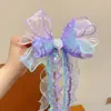 Horquilla de lazo para niña, accesorio para el cabello, cinta de princesa sirena Aisha, horquilla para el cabello, manos de niña pequeña
