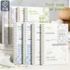 Cuaderno de Espiral de Color Mengjin A5 Serie Dulce B5 Serie Salada Cuaderno Sencillo de Oficina Estudiante Grueso con Rayas