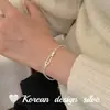 Joias Minimalistas Ins Coreanas Prata Esterlina S925 Coração Clipe de Papel Design de Nicho Corrente Versátil de Alta Qualidade Mulheres