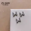 Super hada hecho a mano tridimensional pequeña mariposa joyería para uñas pequeño libro rojo con tul dulce fresco decoración de uñas diy