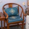 Sofá de palisandro con cojín, silla de comedor china, silla redonda, silla Taishi, muebles de madera maciza, silla de sombrero oficial, cojín, silla de té, cojín