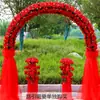 Arco de Flores para Casamento Arco de Flores de Seda Novo Modelo para Evento de Celebração de Inauguração de Loja Decoração de Arco de Casamento Arranjo de Flores Suporte de Flores