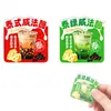 Pegatinas de Pastelería Tailandesa de Mantequilla Salada Pegatinas Adhesivas de Pastelería Tailandesa de Mantequilla Salada Artículo Popular de Celebridad de Internet Pegatinas para Tazas de Té de Leche Tailandés Vietnamita