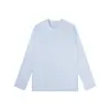 300g Algodón Peinado de Xinjiang de Peso Pesado Cuello Redondo Color Sólido Manga Larga Camisetas Interiores para Hombres y Mujeres Ropa de Trabajo Uniformes de Grupo Personalizados